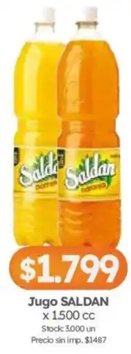 Cordiez Saldan jugo oferta