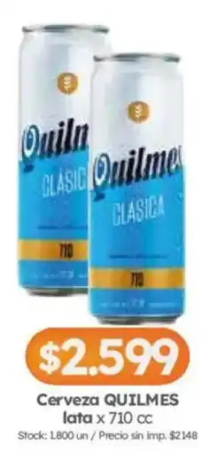 Cordiez Quilmes cerveza clásica oferta