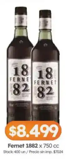 Cordiez Fernet 1882 oferta