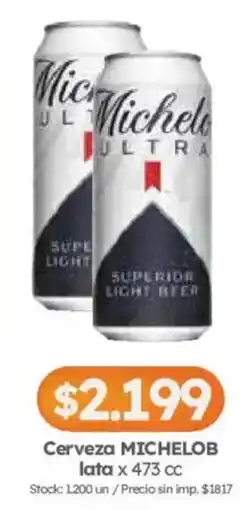 Cordiez Michelob ultra oferta