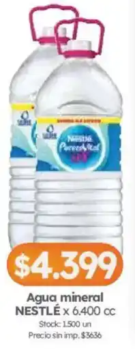 Cordiez Nestlé agua mineral oferta