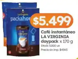 Cordiez La virginia café instantáneo oferta