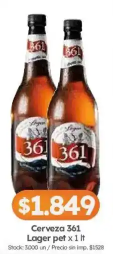 Cordiez Cerveza 361 lager pet oferta