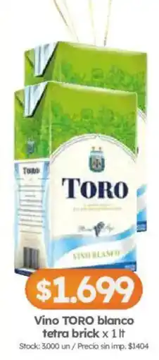 Cordiez Toro vino blanco oferta