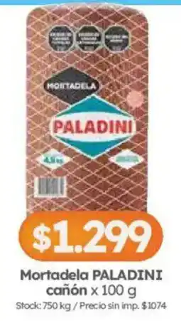 Cordiez Paladini mortadela oferta