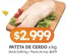 Cordiez Patita de cerdo oferta