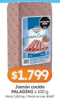 Cordiez Paladini jamón cocido oferta