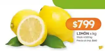 Cordiez Limón oferta