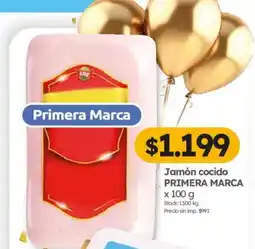 Cordiez Primera Marca jamón cocido oferta