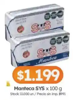 Cordiez Sys manteca oferta