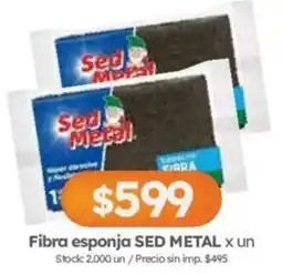 Cordiez Sed metal fibra esponja oferta