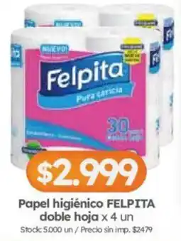Cordiez Felpita papel higiénico oferta