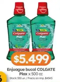 Cordiez Colgate enjuague bucal Plax oferta