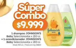 Cordiez Johnson's baby shampoo seleccionados oferta