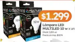 Cordiez Multiled lampara led 10 w oferta