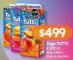 Cordiez Tutti jugo oferta