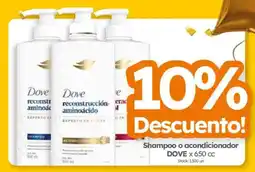 Cordiez Dove shampoo o acondicionador oferta
