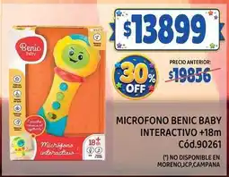 Supermercados Yaguar Off - microfono benic baby interactivo +18m cód.90261 oferta