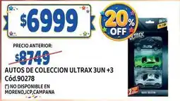 Supermercados Yaguar Off - autos de coleccion ultrax 3un +3 cód.90278 oferta