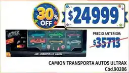 Supermercados Yaguar Off - camion transporta autos oferta