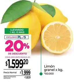 La Anonima Limón granel oferta