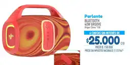 La Anonima Origen parlante bluetooth 40w groove oferta