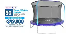 La Anonima Cama elástica grande 3,65m earth 360 oferta