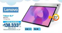 La Anonima Lenovo - tablet 12,1 idea gris oferta