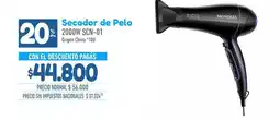 La Anonima Mondial - secador de pelo 2000w scn-01 oferta
