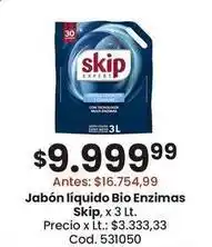Coto Skip - jabón líquido bio enzimas oferta