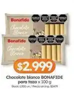 Bonafide - chocolate blanco para taza