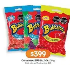 Cordiez Bubbaloo - caramelos oferta