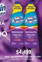 Cordiez Ayudin - ropa quitmanchas colores vivos oferta