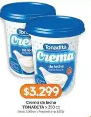 Cordiez Tonadita - crema de leche oferta