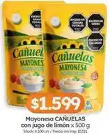 Cordiez Cañuelas - mayonesa con jugo de limón x 500 g oferta