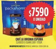 Supermercados Vea La virginia - café la virginia espuma oferta