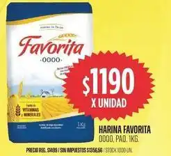 Supermercados Vea Favorita - harina 0000 oferta