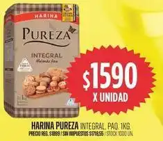 Supermercados Vea Pureza - harina integral oferta