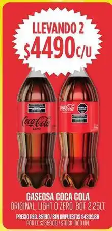 Supermercados Vea Coca cola - gaseosa oferta