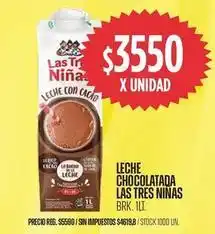Supermercados Vea Las tres niñas - leche chocolatada oferta
