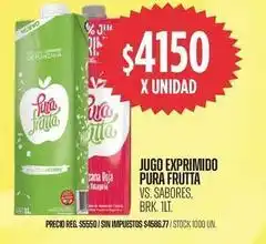 Supermercados Vea Jugo exprimido oferta