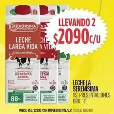Supermercados Vea Vida - leche larga vida oferta