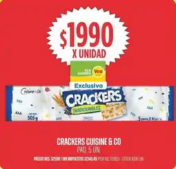Supermercados Vea Cuisine - crackers tradicionales oferta