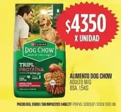 Supermercados Vea Dog chow - alimento dog chow adulto m/g oferta