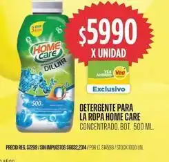 Supermercados Vea Detergente para la ropa concentrado oferta