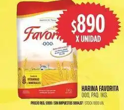 Supermercados Vea Favorita - harina 000 oferta