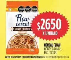 Supermercados Vea Flow - cereal flow honey crunch oferta