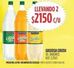 Supermercados Vea Crush - gaseosa oferta
