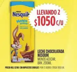 Supermercados Vea Nesquik - leche chocolatada oferta
