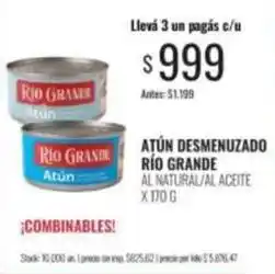 Supermercados Tadicor Rio - atún desmenuzado oferta